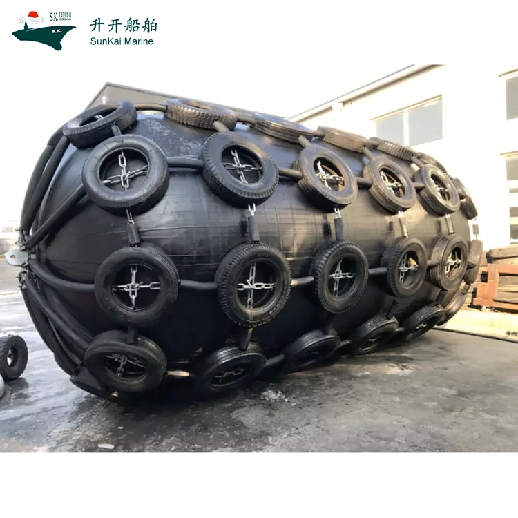 เสริมพลังการคุ้มครองทางทะเล: Qingdao SunKai Marine เสริมความปลอดภัยสำหรับการปฏิบัติงานระหว่างเรือกับเรือด้วยบังโคลนยางแบบพิเศษ